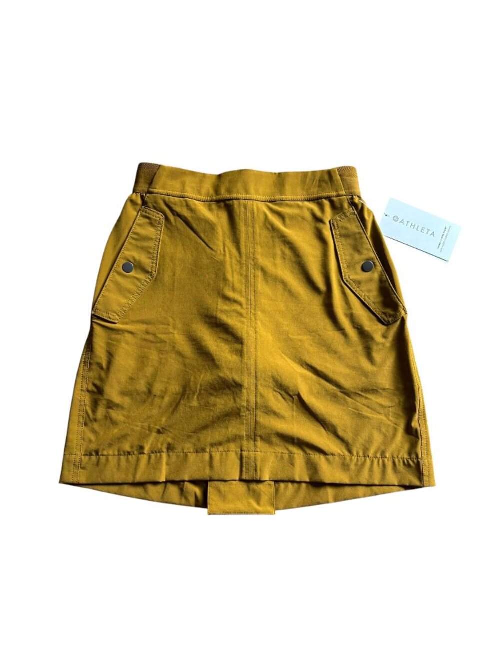 Athleta Vienna Cargo Skort Harvest Gold NWT Size 4